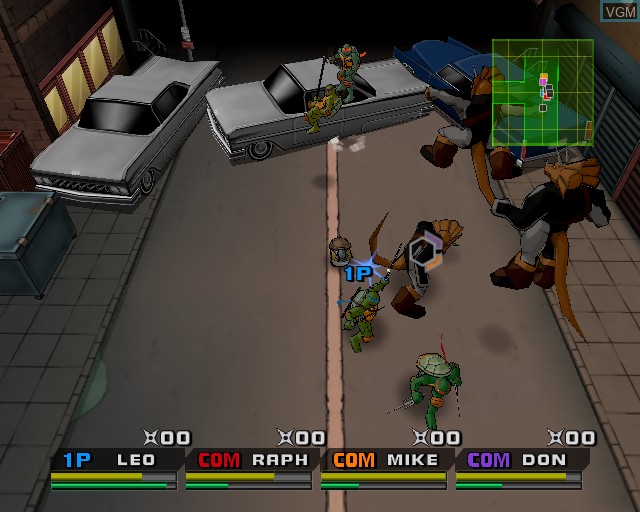 Image in-game du jeu Teenage Mutant Ninja Turtles 3 - Mutant Nightmare sur Sony Playstation 2