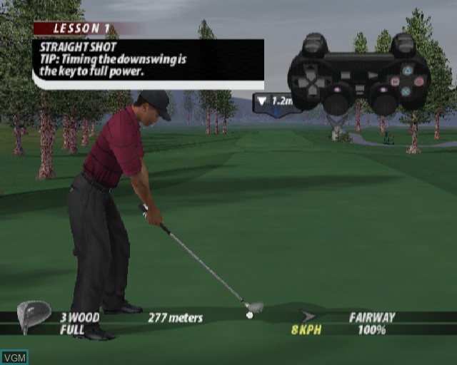 Image in-game du jeu Tiger Woods PGA Tour 2005 sur Sony Playstation 2