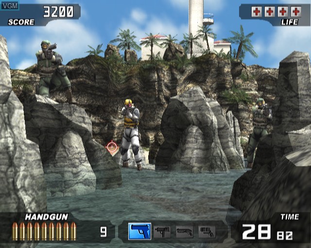 Image in-game du jeu Time Crisis 3 sur Sony Playstation 2