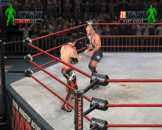 Image in-game du jeu TNA iMPACT! sur Sony Playstation 2