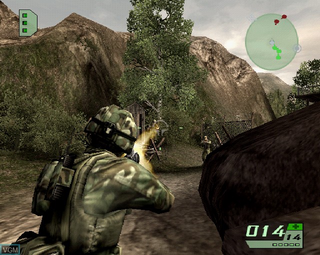 Image in-game du jeu Tom Clancy's Ghost Recon 2 sur Sony Playstation 2