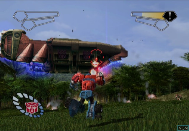 Image in-game du jeu Transformers sur Sony Playstation 2