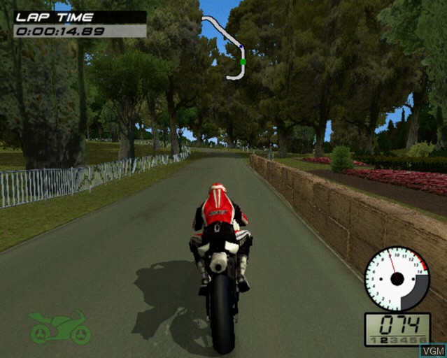 Image in-game du jeu TT Superbikes Real Road Racing Championship sur Sony Playstation 2