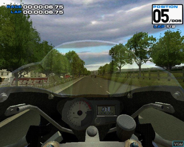 Image in-game du jeu TT Superbikes Real Road Racing sur Sony Playstation 2