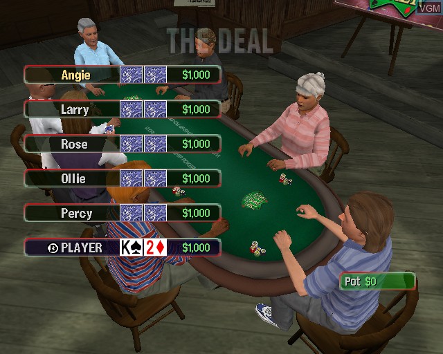Image in-game du jeu World Championship Poker sur Sony Playstation 2