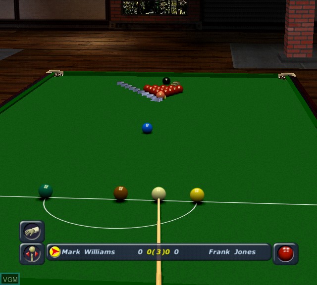 Image in-game du jeu World Championship Snooker 2002 sur Sony Playstation 2
