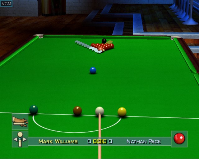 Image in-game du jeu World Championship Snooker 2004 sur Sony Playstation 2