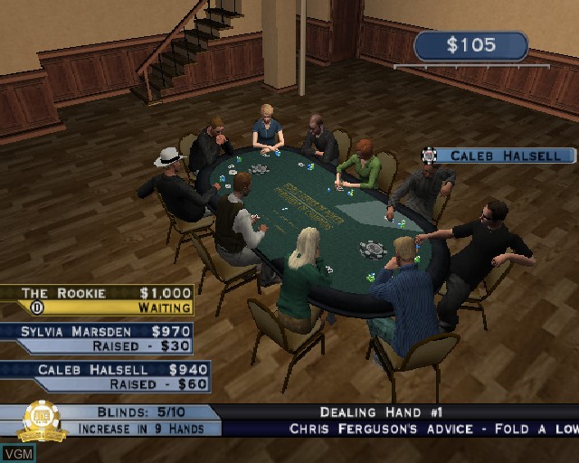 Image in-game du jeu World Series of Poker - Tournament of Champions sur Sony Playstation 2