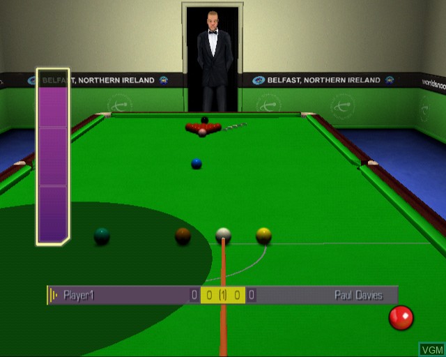 Image in-game du jeu World Snooker Championship 2007 sur Sony Playstation 2