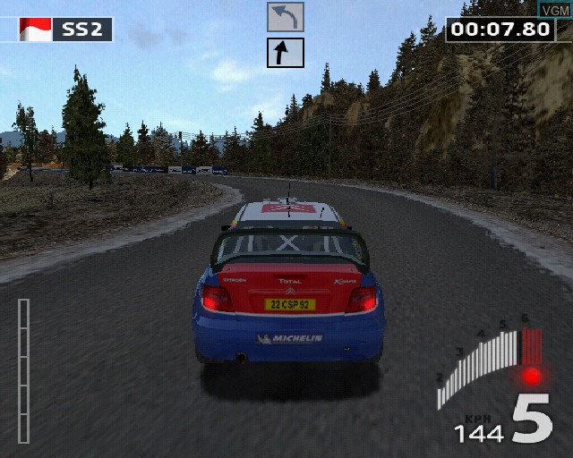 Image in-game du jeu WRC 3 sur Sony Playstation 2