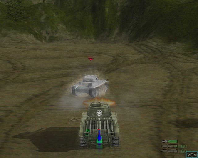 Image in-game du jeu WWII - Tank Battles sur Sony Playstation 2