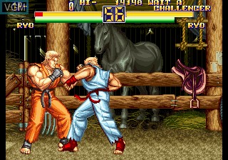 Image in-game du jeu Art of Fighting Anthology sur Sony Playstation 2