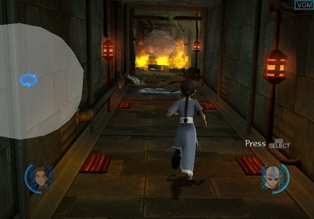 Image in-game du jeu Avatar - The Last Airbender - Into the Inferno sur Sony Playstation 2