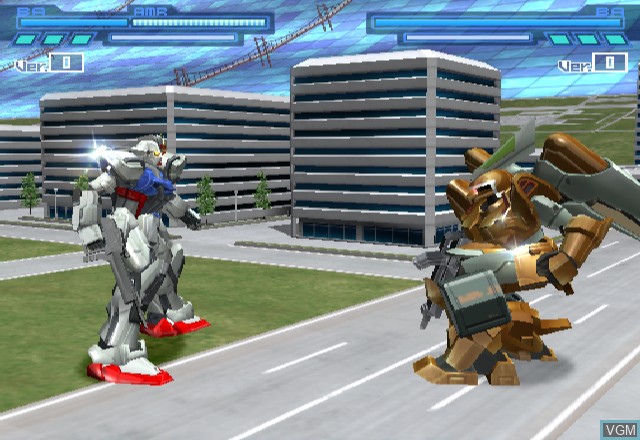 Image in-game du jeu Battle Assault 3 featuring Gundam Seed sur Sony Playstation 2