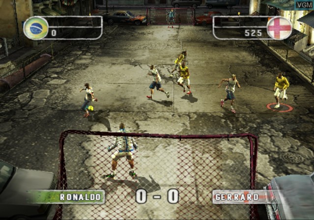 Image in-game du jeu FIFA Street 2 sur Sony Playstation 2