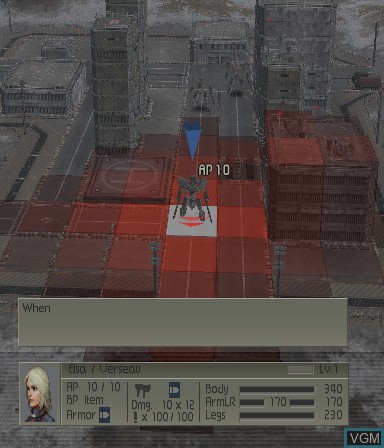 Image in-game du jeu Front Mission 4 sur Sony Playstation 2