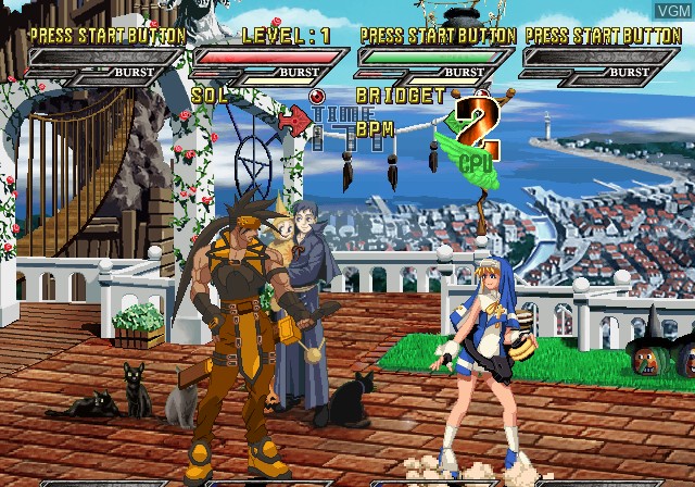 Image in-game du jeu Guilty Gear Isuka sur Sony Playstation 2