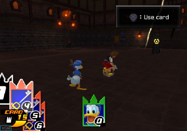 Image in-game du jeu Kingdom Hearts Re:Chain of Memories sur Sony Playstation 2
