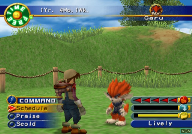 Image in-game du jeu Monster Rancher 4 sur Sony Playstation 2