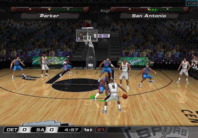 Image in-game du jeu NBA 06 sur Sony Playstation 2