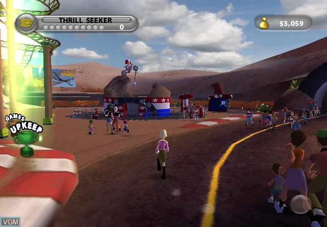 Image in-game du jeu Thrillville - Off the Rails sur Sony Playstation 2