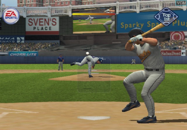 Image in-game du jeu Triple Play Baseball sur Sony Playstation 2