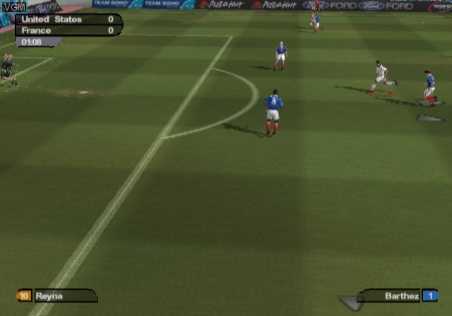 Image in-game du jeu World Tour Soccer 2002 sur Sony Playstation 2