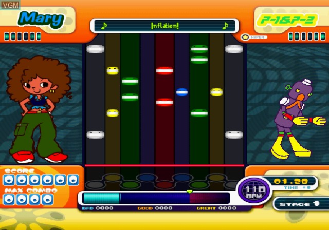 Image in-game du jeu Pop'n Music 7 sur Sony Playstation 2