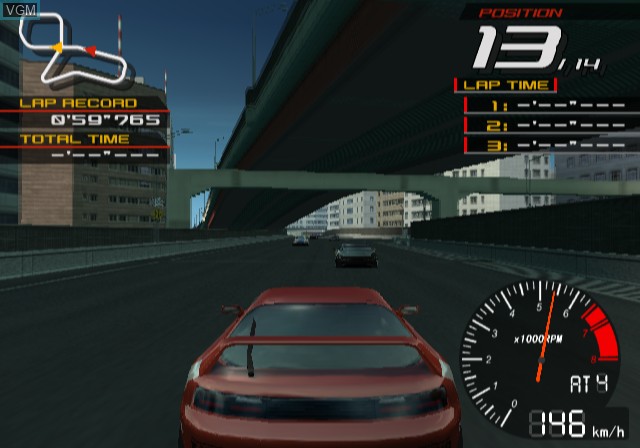Image in-game du jeu Ridge Racer V sur Sony Playstation 2