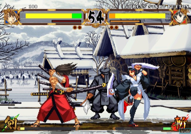 Image in-game du jeu Samurai Spirits - Tenkaichi Kenkakuden sur Sony Playstation 2