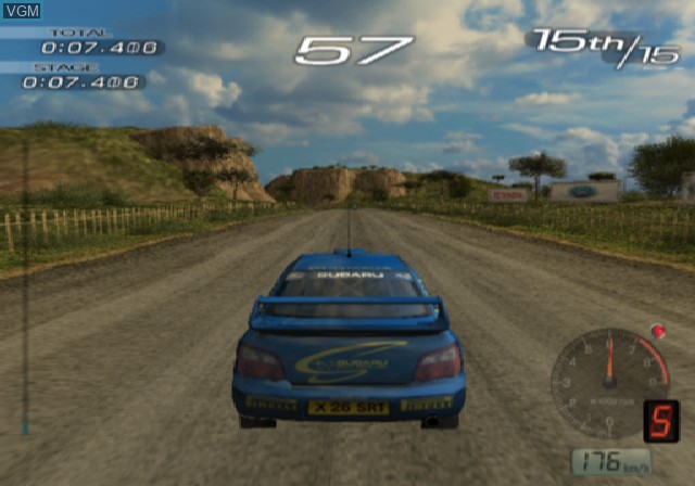 Image in-game du jeu Sega Rally 2006 sur Sony Playstation 2