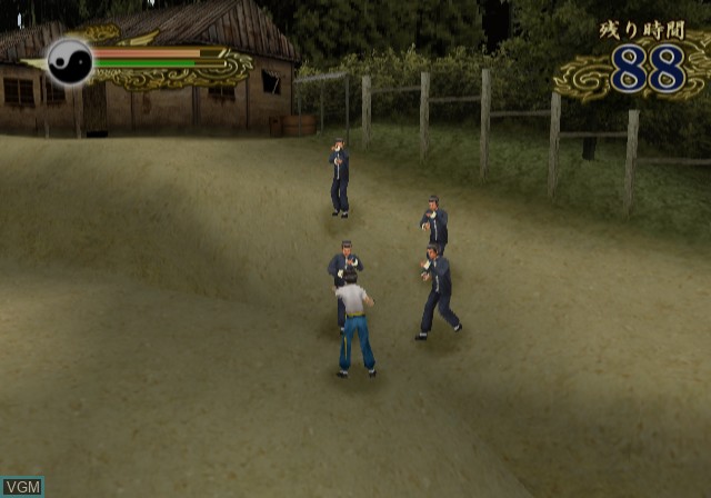 Image in-game du jeu Simple 2000 Series Vol. 82 - The Kung Fu sur Sony Playstation 2