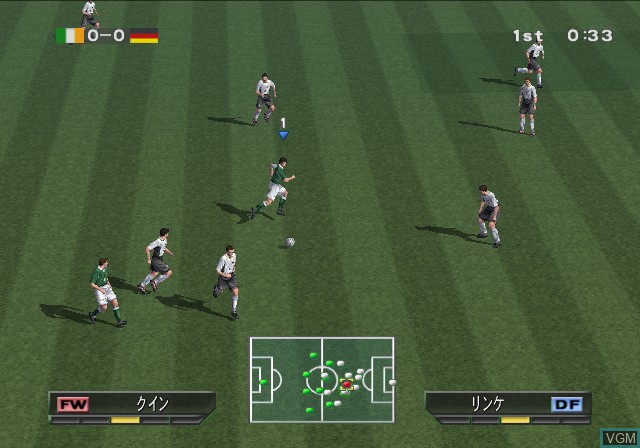 Image in-game du jeu World Soccer Winning Eleven 5 Final Evolution sur Sony Playstation 2