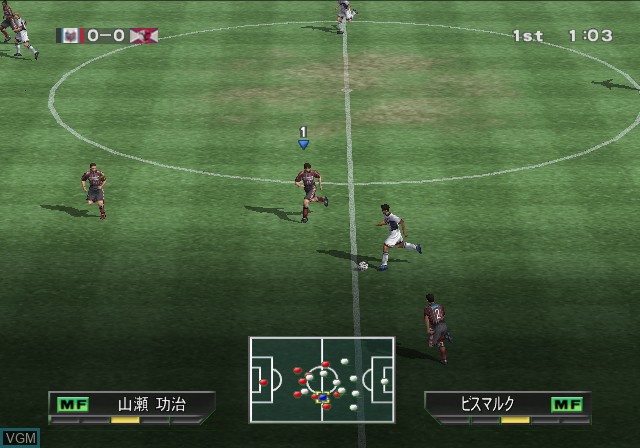 Image in-game du jeu J.League Winning Eleven 5 sur Sony Playstation 2