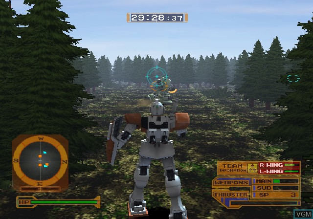 Image in-game du jeu Kidou Senshi Gundam Senki - Lost War Chronicles sur Sony Playstation 2