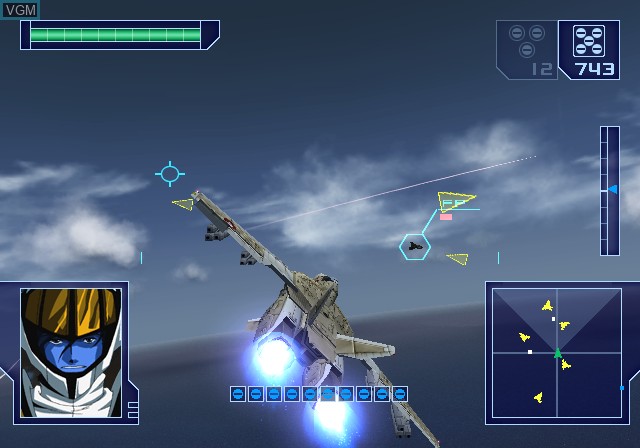 Image in-game du jeu Choujikuu Yousai Macross sur Sony Playstation 2