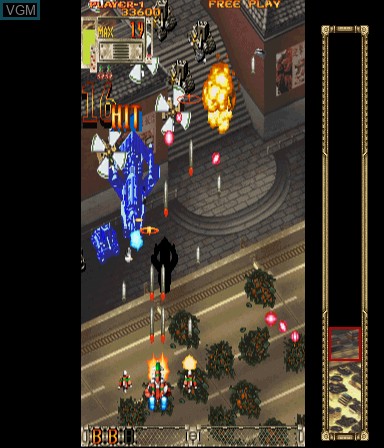 Image in-game du jeu DoDonPachi Dai-Ou-Jou sur Sony Playstation 2