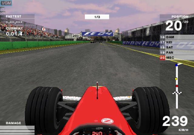 Image in-game du jeu Formula One 04 sur Sony Playstation 2