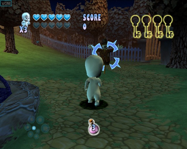 Image in-game du jeu Casper and The Ghostly Trio sur Sony Playstation 2