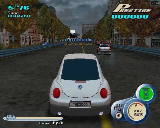 Image in-game du jeu Downtown Run sur Sony Playstation 2
