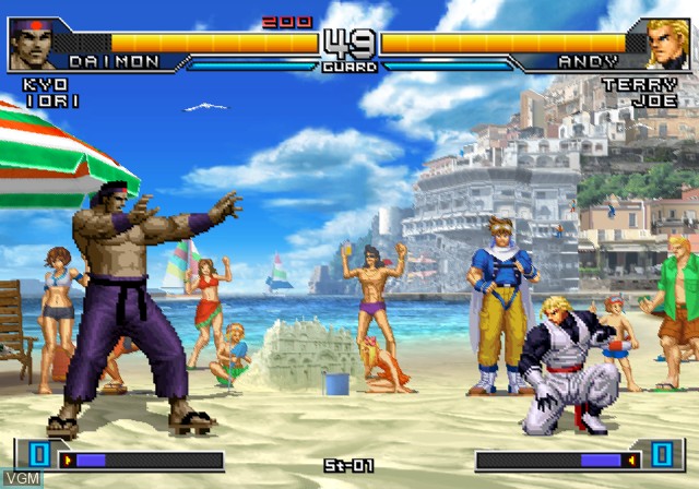 Image in-game du jeu King of Fighters 2002 Unlimited Match, The sur Sony Playstation 2
