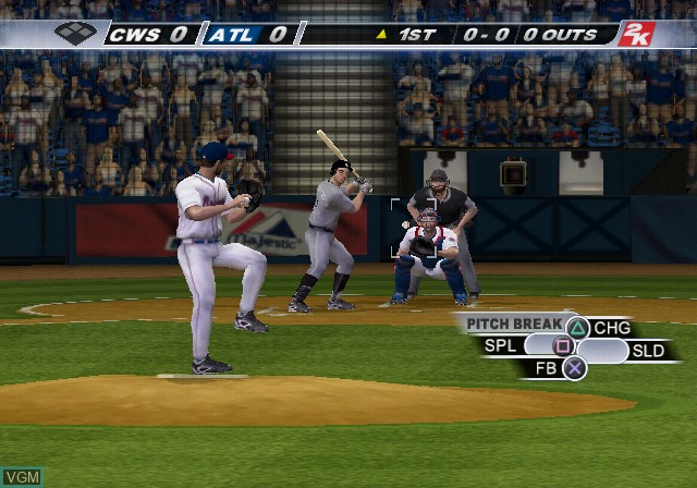Image in-game du jeu Major League Baseball 2K6 sur Sony Playstation 2