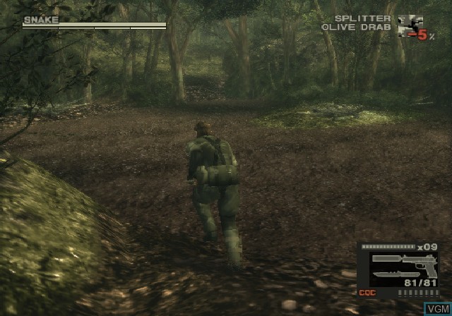 Image in-game du jeu Metal Gear Solid 3 - Subsistence sur Sony Playstation 2