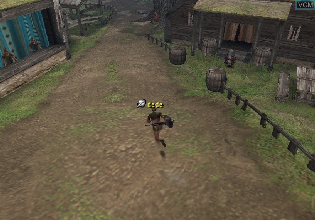 Image in-game du jeu Monster Hunter G sur Sony Playstation 2