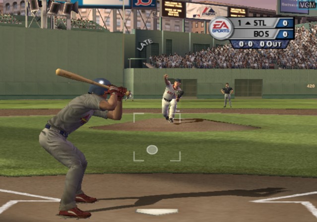 Image in-game du jeu MVP Baseball 2005 sur Sony Playstation 2