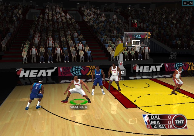 Image in-game du jeu NBA 07 sur Sony Playstation 2
