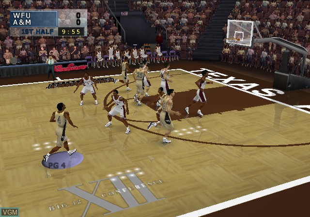 Image in-game du jeu NCAA Final Four 2001 sur Sony Playstation 2