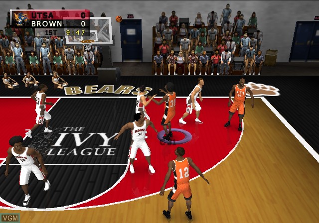 Image in-game du jeu NCAA Final Four 2002 sur Sony Playstation 2