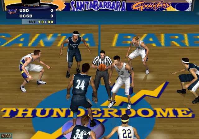 Image in-game du jeu NCAA Final Four 2004 sur Sony Playstation 2