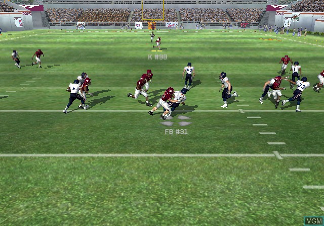 Image in-game du jeu NCAA Football 08 sur Sony Playstation 2